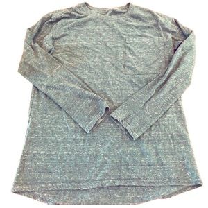 Cat & Jack kids long sleeve space dye green t-shirt size 12/14